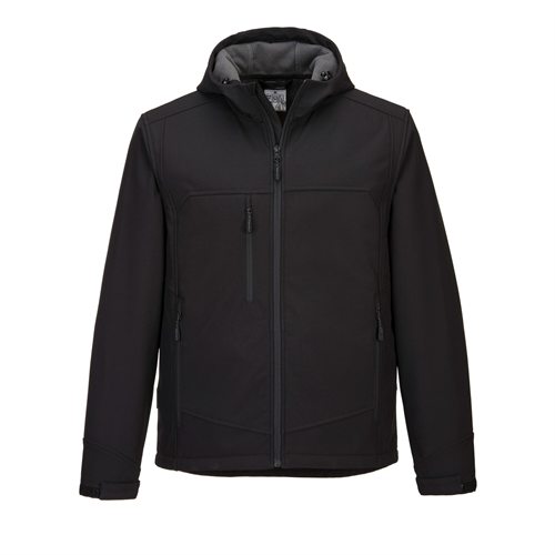 Portwest KX3 Hooded Softshell (3L) - Black