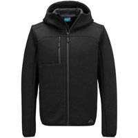Portwest KX3 Sport Zip Hooded Sweater - Black