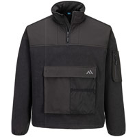Portwest KX3 Sport 1/4 Zip Fleece - Black