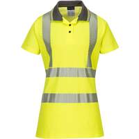Portwest Women's Pro Polo Shirt - Yellow/Grey