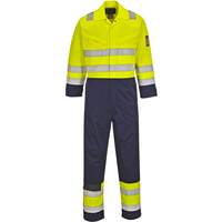Portwest Hi-Vis Modaflame Coverall - Yellow/Navy Tall