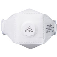 Portwest EAGLE PRO FFP3 Valved Dolomite Fold Flat Respirator (Pk10) - White