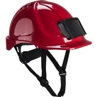 Portwest Endurance Badge Holder Helmet - Red