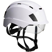 Portwest Integrated Visor Helmet - White -