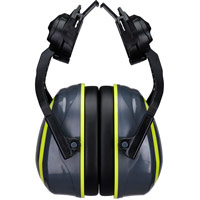 Portwest HV Extreme Ear Defenders Medium Clip-On Metal Free - Grey/Yellow