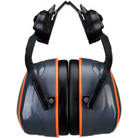 Portwest HV Extreme Ear Defenders High Clip-On Metal Free - Grey/Orange