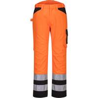 Portwest  PW2 Hi-Vis Service Trouser - Orange/Black