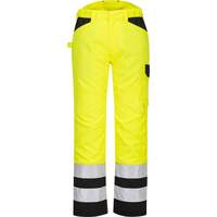 Portwest  PW2 Hi-Vis Service Trouser - Yellow/Black