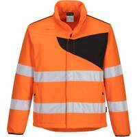 Portwest PW2 Hi-Vis Softshell (2L) - Orange/Black