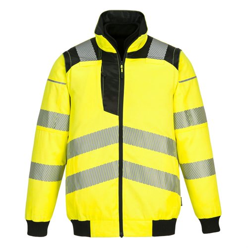 Portwest PW3 Hi-Vis 3-in-1 Pilot Jacket - Yellow/Black