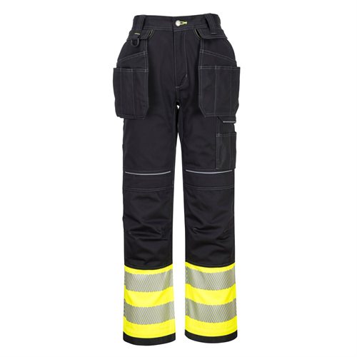 Portwest PW3 Hi-Vis Class 1 Holster Trouser - Yellow/Black