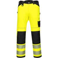 Portwest PW3 Hi-Vis Work Trouser - Yellow/Black
