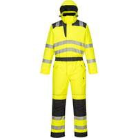 Portwest PW3 Hi-Vis Winter Coverall - Yellow/Black