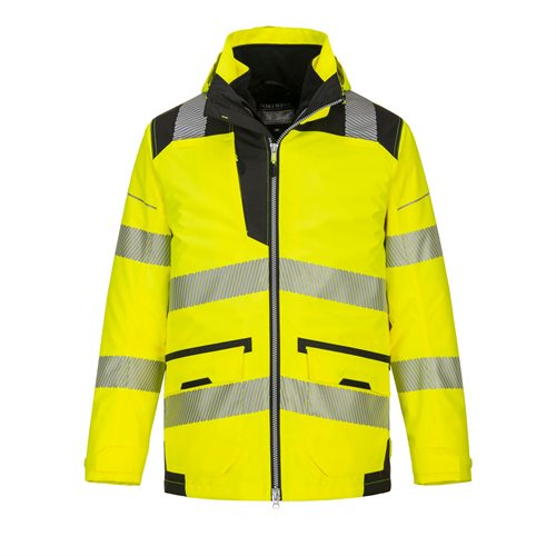 Portwest PW3 Hi-Vis 5-in-1 Jacket - Yellow/Black