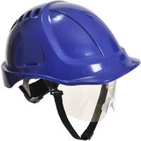 Portwest Endurance Plus Visor Helmet - Royal Blue