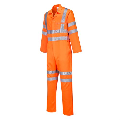 Portwest Hi-Vis Poly-cotton Coverall RIS - Orange