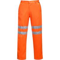 Portwest Hi-Vis Poly-cotton Trouser - Orange Tall