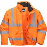 Portwest Hi-Vis Breathable Mesh Lined Jacket - Orange