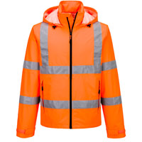 Portwest Hi-Vis Lightweight Packable Jacket - Orange