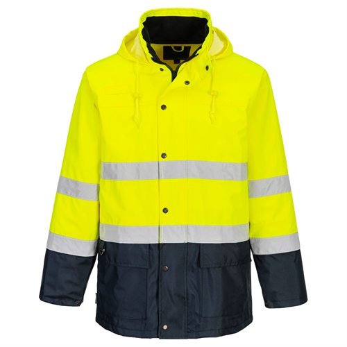 Portwest Lite Two-Tone Traffic Jacket - Yellow/Navy