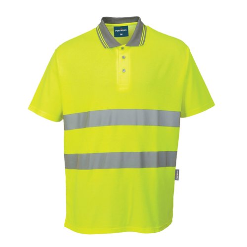 Portwest Cotton Comfort Polo - Yellow