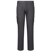 Portwest Stretch Slim Fit Combat Trousers - Metal Grey