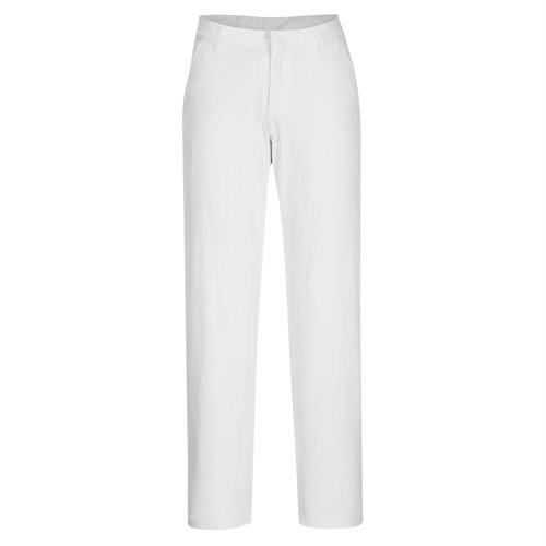 Portwest Women's Slim Chino Trouser - White