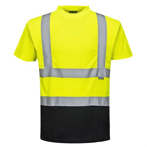Portwest Two Tone T-Shirt - Yellow/Black