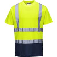 Portwest Two Tone T-Shirt - Yellow/Navy