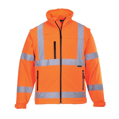Portwest Hi-Vis Softshell Jacket (3L) - Orange