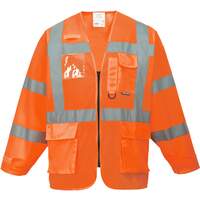 Portwest Hi-Vis Executive Jacket - Orange