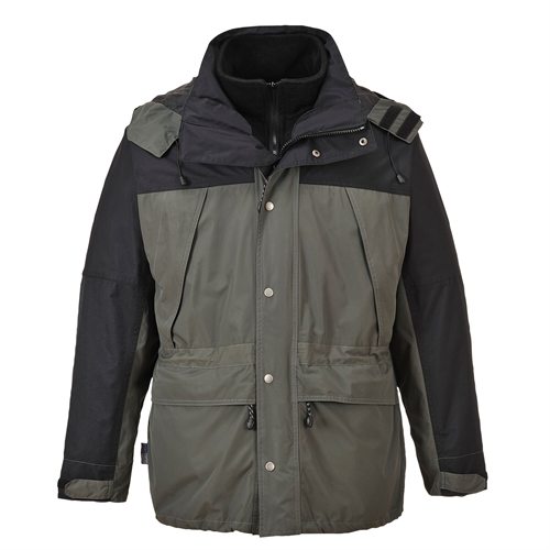 Portwest Orkney 3-in-1 Breathable Jacket - Grey