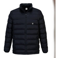 Portwest Ultrasonic Heated Tunnel Jacket - Dark Navy