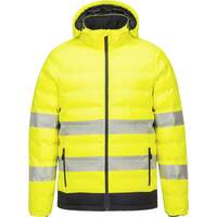Portwest Hi-Vis Ultrasonic Heated Tunnel Jacket - Yellow/Black