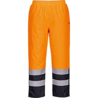 Portwest Hi-Vis Winter Trouser - Orange/Navy