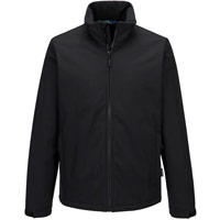 Portwest Heated Softshell Jacket (3L) - Black