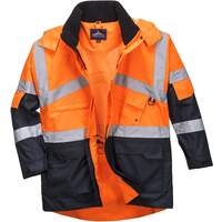 Portwest Hi-Vis 2-Tone Breathable Jacket - Orange/Navy
