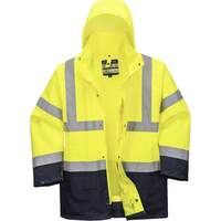 Portwest Essential 5-in-1 Two-Tone Jacket - Yellow/Navy