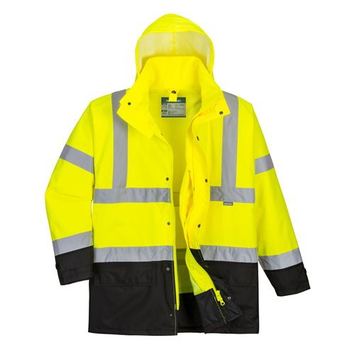 Portwest Hi-Vis Executive 5-in-1 Jacket - Yellow/Black