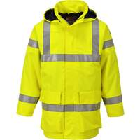 Portwest Bizflame Rain Hi-Vis Multi Lite Jacket - Yellow