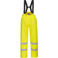 Portwest Bizflame Rain Lined Hi-Vis Antistatic FR Trouser - Yellow