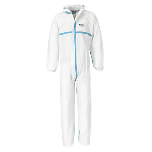 Portwest BizTex Microporous Coverall Type 4/5/6  - White