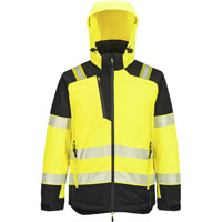 Portwest PW3 Hi-Vis Winter Jacket - Yellow/Black