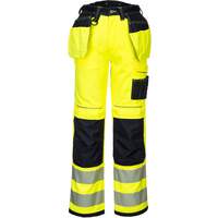 Portwest PW3 Hi-Vis Holster Work Trouser - Yellow/Black