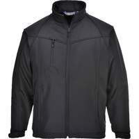 Portwest Oregon Men's Softshell Jacket (3L) - Black