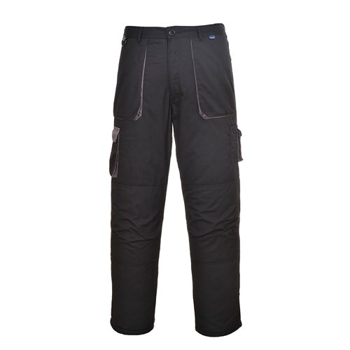 Portwest Texo Contrast Trouser - Lined - Black