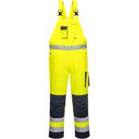 Portwest Dijon Hi-Vis Bib and Brace - Yellow/Navy