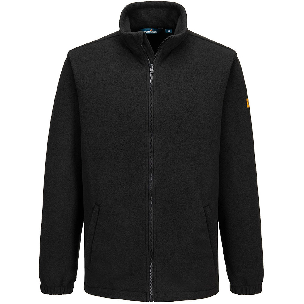 Portwest Black Anti-Static Esd Fleece - Xxl