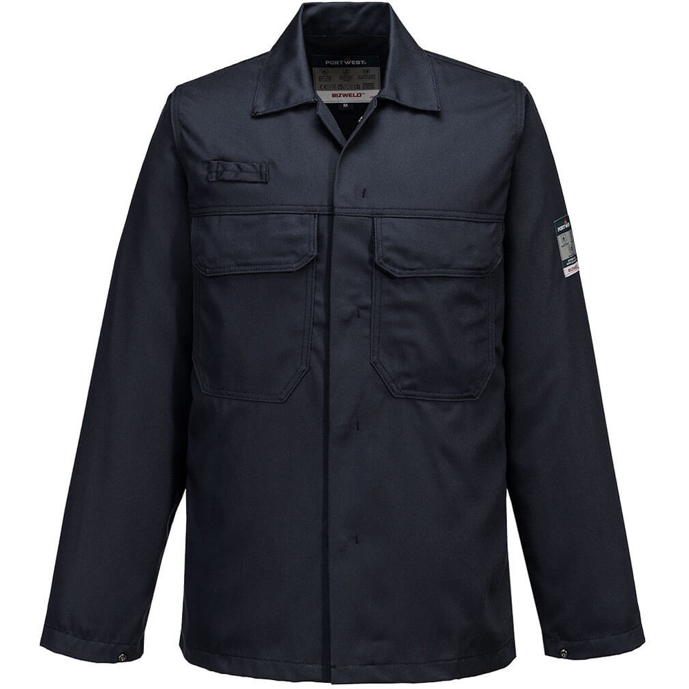 Portwest Dark Bizweld Work Fr Jacket - Navy - 4XL