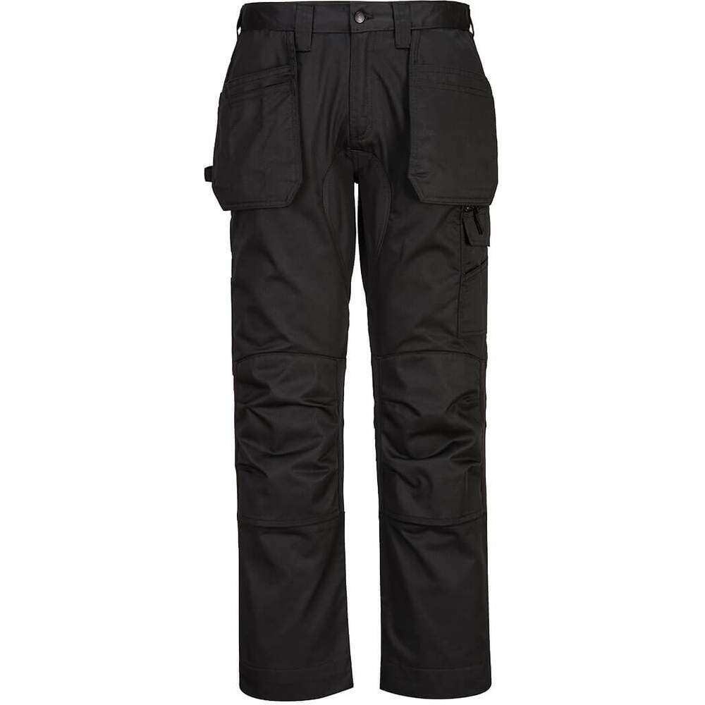 Portwest WX2 Stretch Work Trouser - Black | The PPE Online Shop